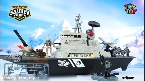 ست بازی سربازهای Soldier Force مدل Hurricane Battleship توی توی toytoy.ir