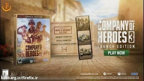 تریلر بازی Company of Heroes 3 /برای دانلود قرارا گرفت / فایر فیکس