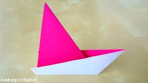 کاردستی کاغذی برای کودکان/اوریگامی/ساخت قایق کاغذی